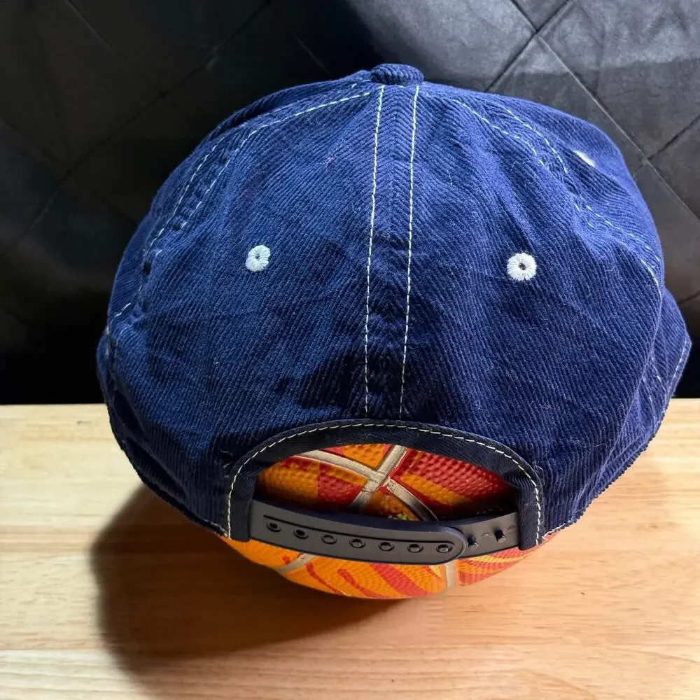 EUC Aksels Colorado Arrows Blue Corduroy Flatbill Snapback Cap